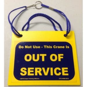Out of Service Decal