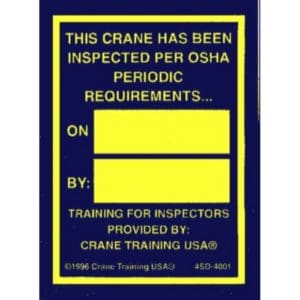 INSPECTION Decal - 25 Pack