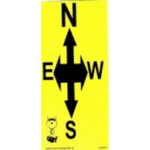 N-E-S-W Decal
